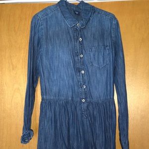 Gap Kids Button Up Jean Dress